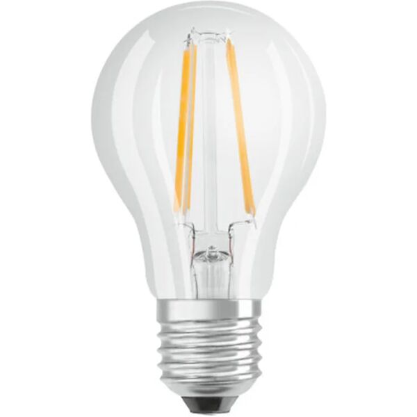 osram lampadina led filamento, goccia, trasparente, luce calda, 4w=470lm (equiv 40 w), 300° ,