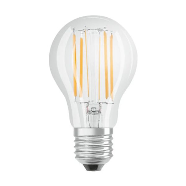 osram lampadina led filamento, goccia, trasparente, luce calda, 7.5w=1055lm (equiv 75 w), 300° ,