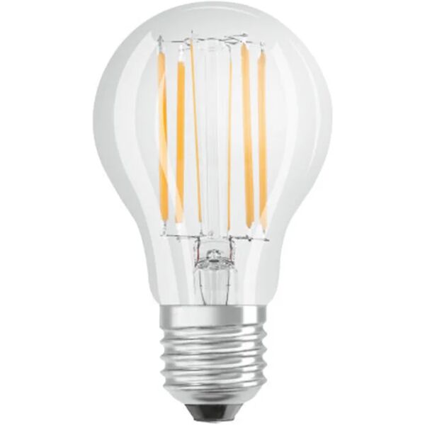 osram lampadina led filamento, goccia, trasparente, luce naturale, 7.5w=1055lm (equiv 75 w), 300° ,