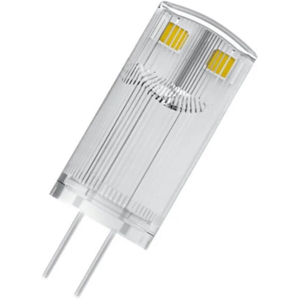 osram set da 3 lampadine led, capsula, trasparente, luce calda, 0.9w=100lm (equiv 10 w), 0° ,