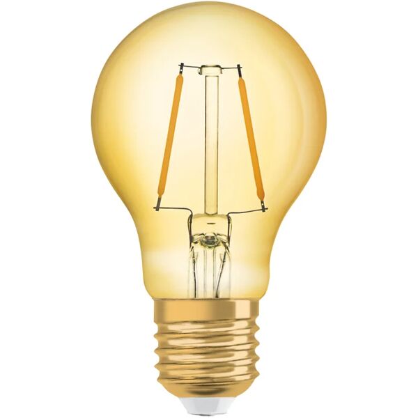 osram lampadina led filamento, goccia, ambrato, luce calda, 2.5w=220lm (equiv 22 w), 300° ,