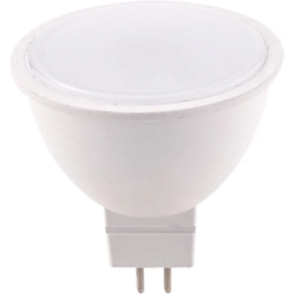 intec lampadina led, 2-pin, faretto, bianco, luce fredda, 6w=480lm (equiv 40 w), 100° ,