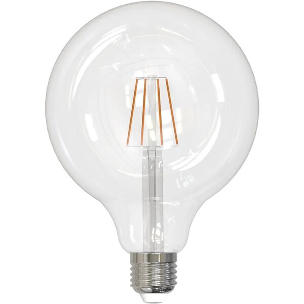 on lampadina wifi, led, globo, trasparente, luce calda, 8w=1055lm (equiv 8 w), 360° dimmerabile,