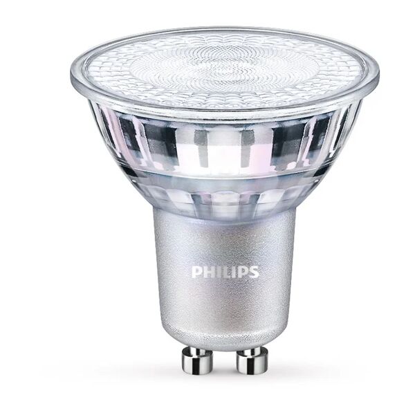 philips lampadina led, faretto, trasparente, luce naturale, 75w=680lm (equiv 80 w), 36° ,