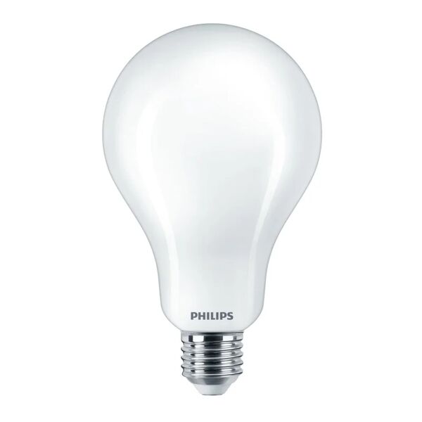 philips lampadina led, goccia, smerigliato, luce calda, 23w=3452lm (equiv 200 w), 200° ,