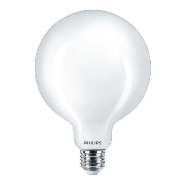 philips lampadina led, globo, opaco, luce calda, 13w=2000lm (equiv 120 w), 200° ,