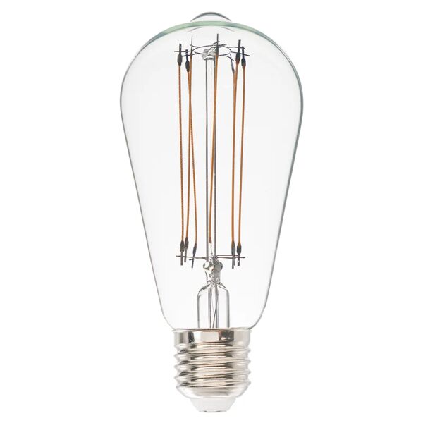 lexman lampadina led, edison, trasparente, luce calda, 45w=500lm (equiv 45 w), 330° ,