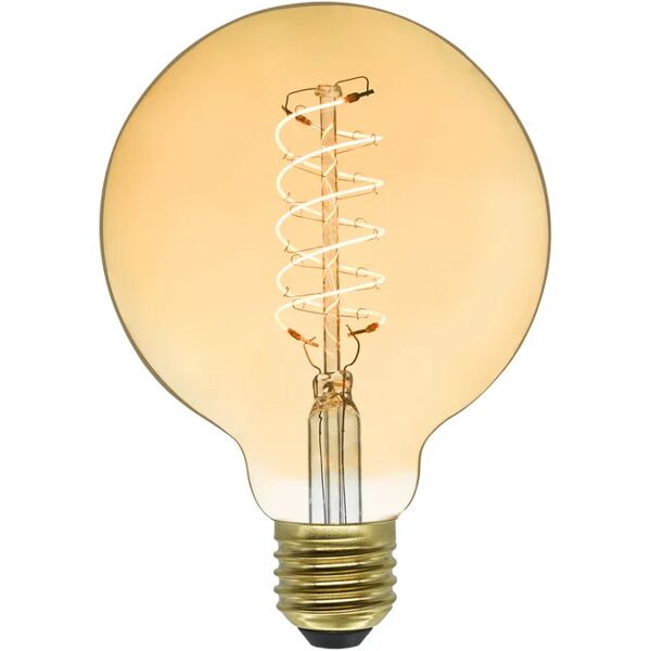 lexman lampadina led, globo, ambrato, luce calda, 45w=500lm (equiv 45 w), 330° ,