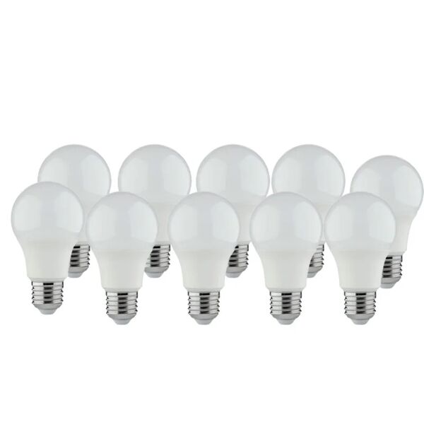 botlighting set da 10 lampadine kai, led, goccia, opaco, luce calda, 4.9w=470lm (equiv 40 w), 180° ,