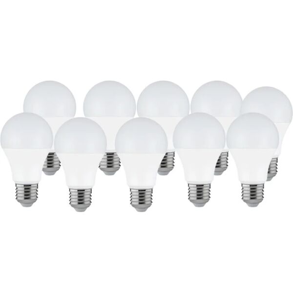 botlighting set da 10 lampadine kai, led, goccia, opaco, luce calda, 13w=1521lm (equiv 100 w), 200° ,