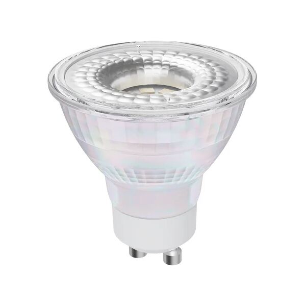 lexman lampadina led, faretto, smerigliato, luce calda, 4.8w=450lm (equiv 50 w), 100° ,