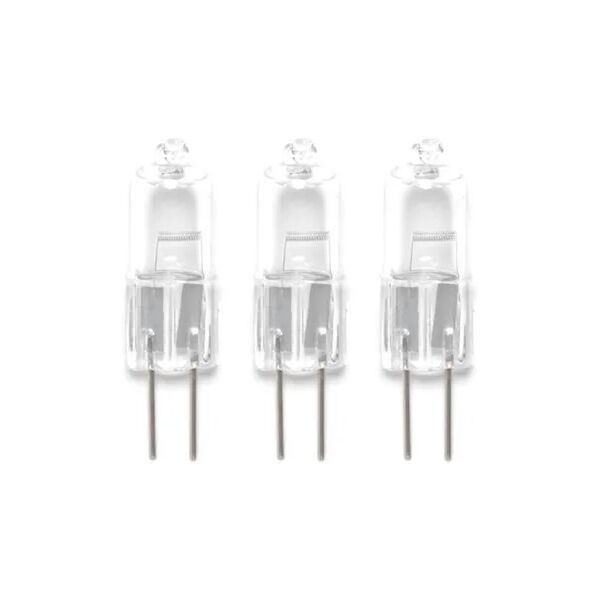 lexman set da 3 lampadine alogeno, specifico, smerigliato, luce calda, 11w=168lm (equiv 20 w), 360° dimmerabile,