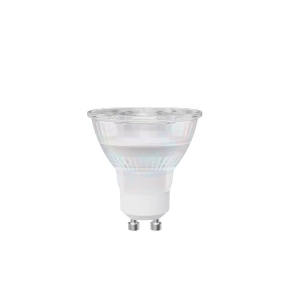 lexman lampadina led, faretto, trasparente, luce naturale, 4w=460lm (equiv 50 w), 100° dimmerabile,