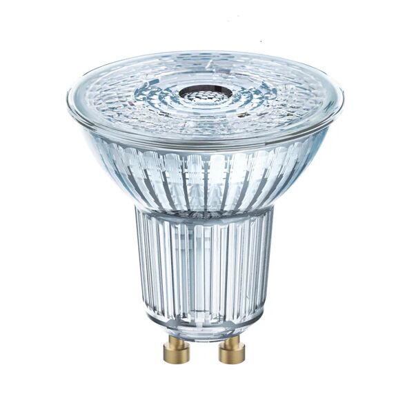 osram lampadina led, faretto, trasparente, luce calda, 4.1w=350lm (equiv 50 w), 120° dimmerabile,