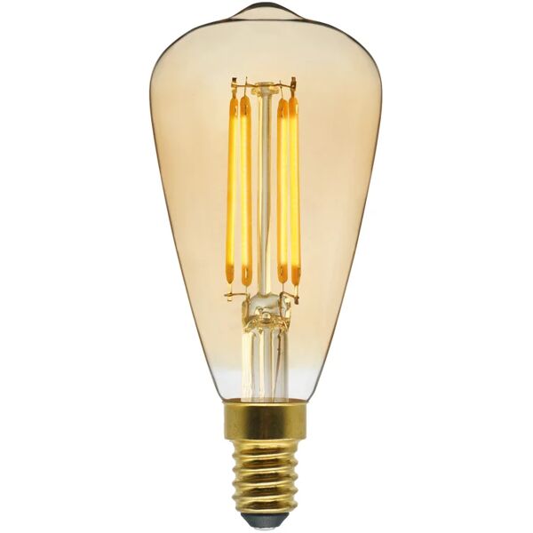 lexman lampadina led filamento, edison, ambrato, luce calda, 4.2w=470lm (equiv 40 w), 330° ,