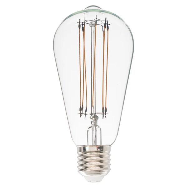 lexman lampadina led, edison, trasparente, luce calda, 4.5w=500lm (equiv 45 w), 330° ,