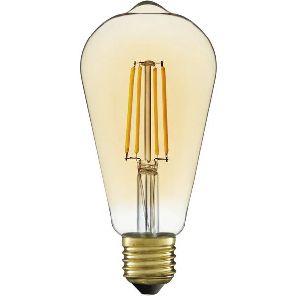 lexman lampadina led, edison, ambrato, luce calda, 4w=470lm (equiv 40 w), 330° ,