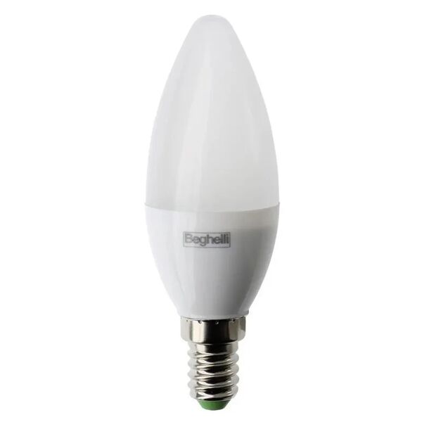 beghelli set da 5 lampadine led, oliva, opaco, luce fredda, 7w=700lm (equiv 7 w), 160° ,