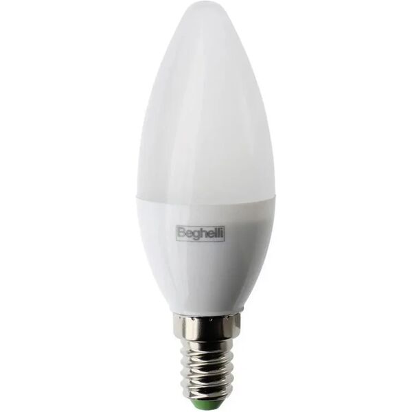 beghelli set da 10 lampadine led, oliva, opaco, luce fredda, 7w=700lm (equiv 7 w), 160° ,