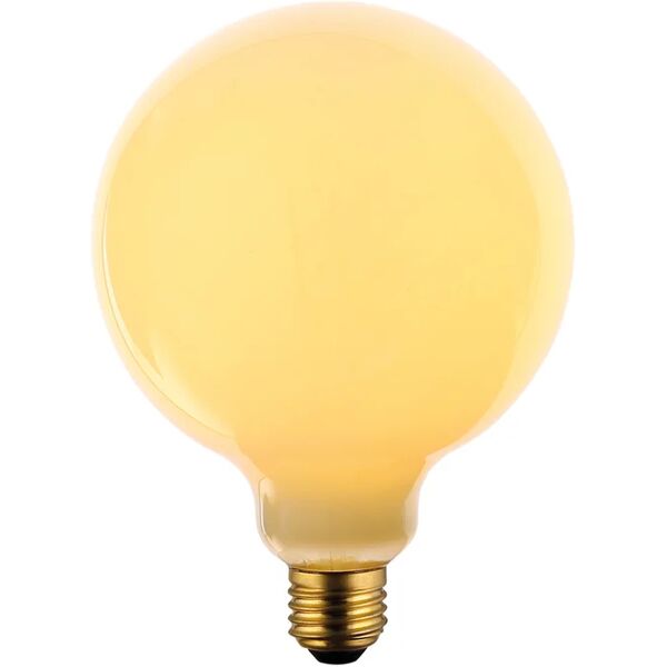 on lampadina milky, led, globo, ambrato, luce calda, 4w=300lm (equiv 4 w), 360° dimmerabile,