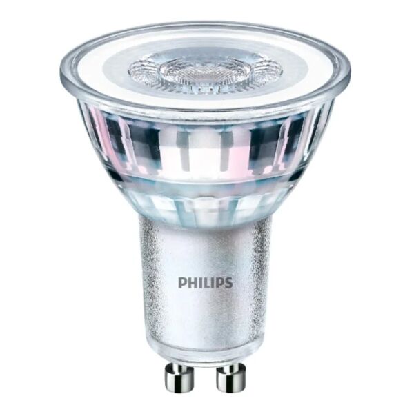 philips - lampadina led a faretto in vetro 50w gu10 6500k - non dimmerabile - luce bianca fredda