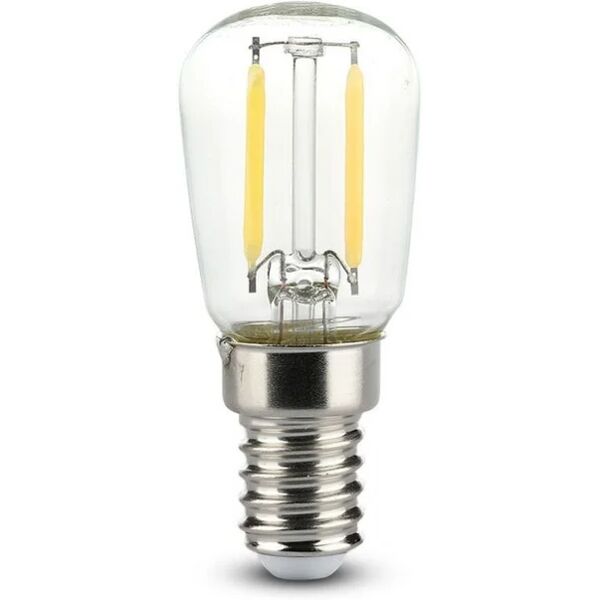 v-tac lampadina a filamento led e14 st26 2w 6000k°