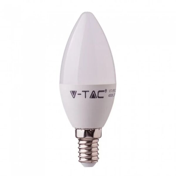 v-tac lampadina led chip samsung e14 7w candela 6400k