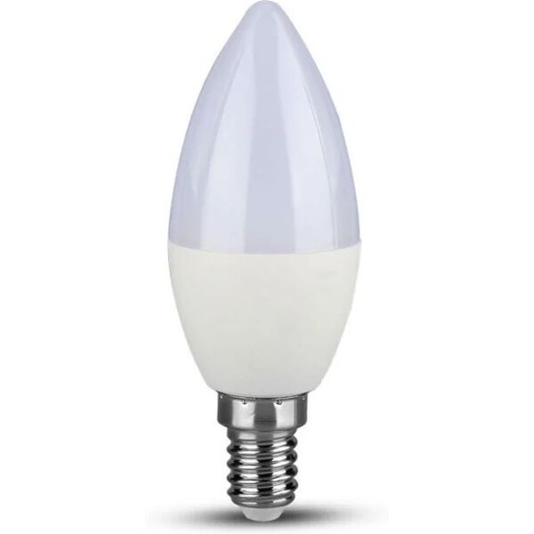 v-tac lampadina led chip samsung e14 5,5w candela 6400k