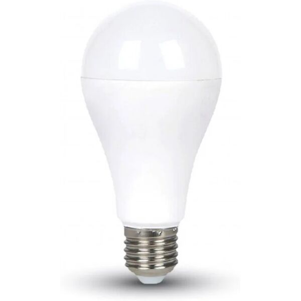 v-tac lampadina led e27 15w 100lm/w a65 2700k