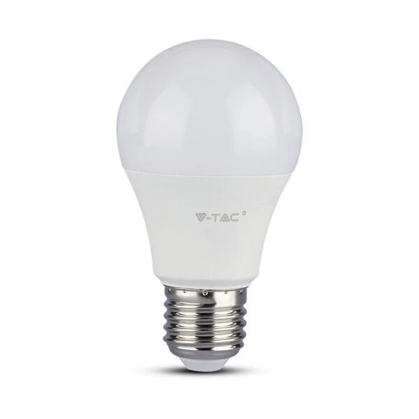 v-tac lampadina led e27 9w a60 4000k (blister 2 pezzi)