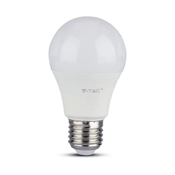 v-tac lampadina led chip samsung e27 6,5w 120lm/w a60 3000k