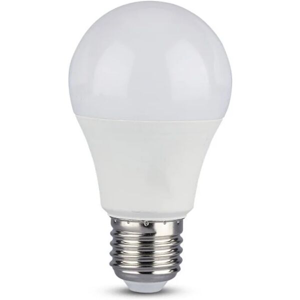 v-tac lampadina led e27 9w a60 3 step dimmerabile 6400k