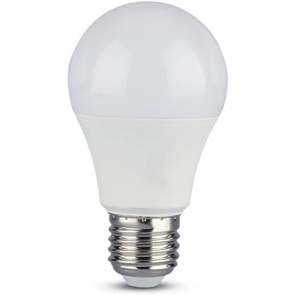 v-tac lampadina led e27 9w a60 3 in 1 (3000k+4000k+6400k) (blister 2 pezzi)