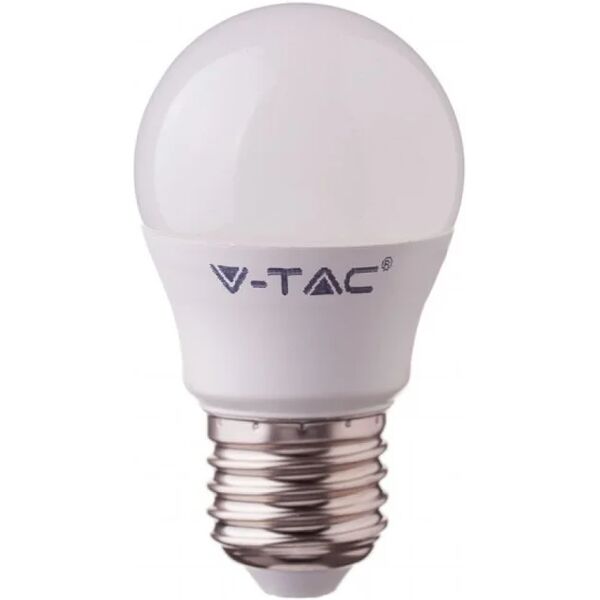 v-tac lampadina led e27 5w g45 compatibile con google home e amazon alexa tramite app  smart rgb e 3 in 1 dimmerabile