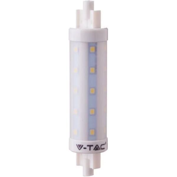 v-tac lampadina a led r7s 10w 4500k° in plastica