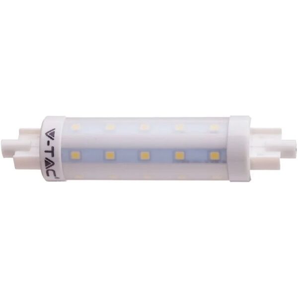 v-tac lampadina led 7w r7s 6400k 25x118mm