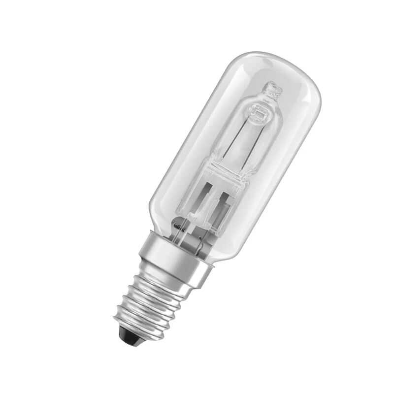 osram lampadina lampada alogena, e14, tubo, trasparente, luce calda, 40w=490lm (equiv 40 w), 360° dimmerabile,