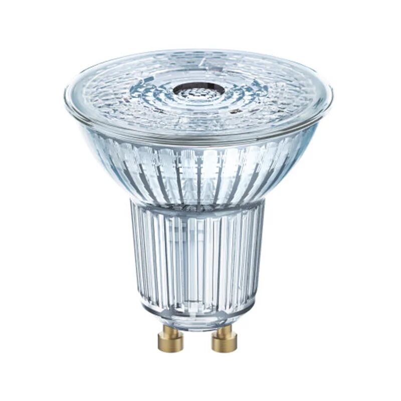 osram set da 10 lampadine led, faretto, trasparente, luce calda, 4.3w=350lm (equiv 50 w), 36° ,