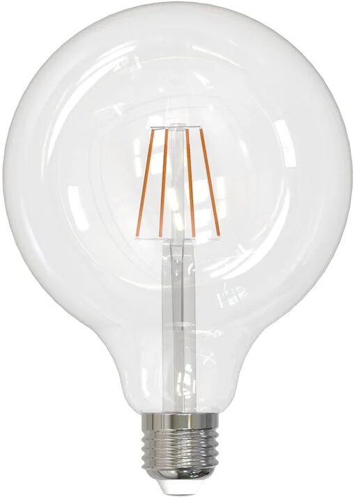 on lampadina wifi, led, globo, trasparente, luce calda, 8w=1055lm (equiv 8 w), 360° dimmerabile,