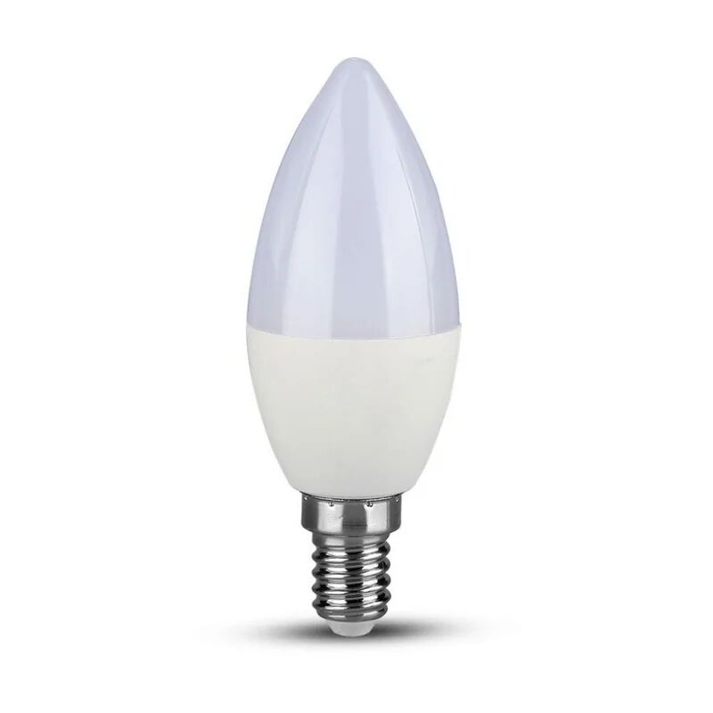 v-tac lampadina led e14 5,5w a candela 4000k (box 6 pezzi)