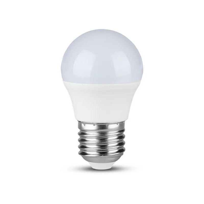 v-tac lampadina led chip samsung e27 4,5w 100lm/w g45 4000k