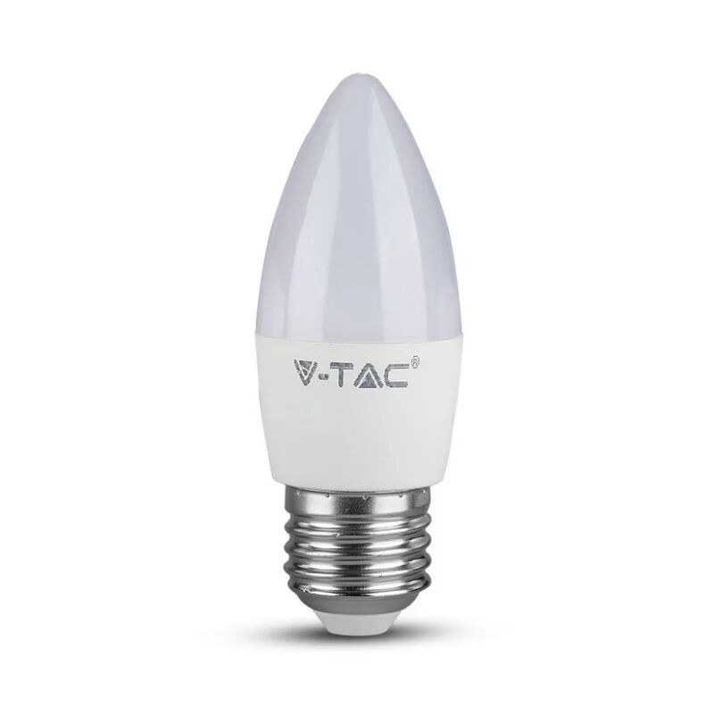 v-tac lampadina led e27 5,5w candela 4000k