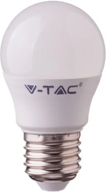 v-tac lampadina led e27 5w g45 compatibile con google home e amazon alexa tramite app  smart rgb e 3 in 1 dimmerabile