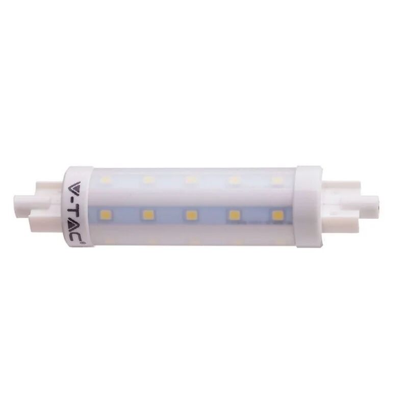 v-tac lampadina led 7w r7s 3000k 25x118mm