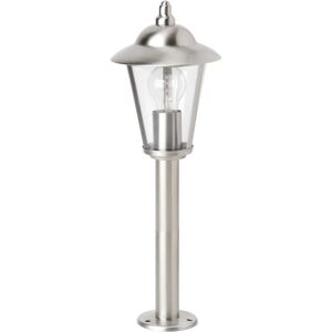 Brilliant Lampione da giardino, Neil H 50 cm, argento, IP44