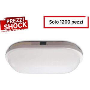 Leroy Merlin Plafoniera LED da esterno garage Ovale, bianco 14.6x cm, luce naturale IP65