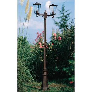 Leroy Merlin Lampione da giardino, Notorius H 208 cm, ruggine, IP43