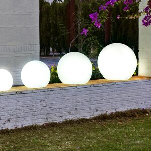 NEWGARDEN Lampada solare decorativa BULY 50 SOLAR + BATTERY, in polietilene, luce rgb multicoloredimmerabile