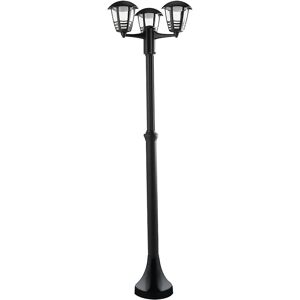 Intec Lampione da giardino LED, Cloe H 190 cm, nero 3900 LUMEN, IP44