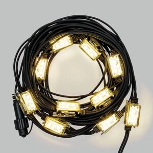 Leroy Merlin Catena luminosa 10 lampadine LED bianco caldo Strobo 1 m